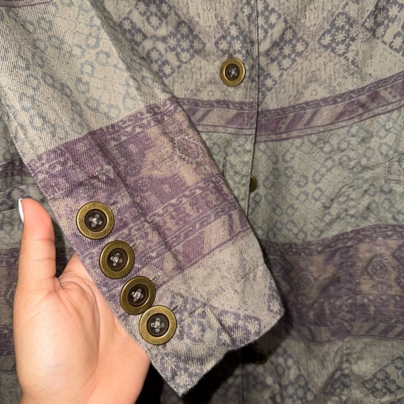 Free people Rare style! Linen Duster/Jacket - Picture 10 of 10